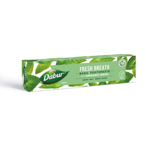 Dabur Fresh Breath Toothpaste - Organic Basil 100gm