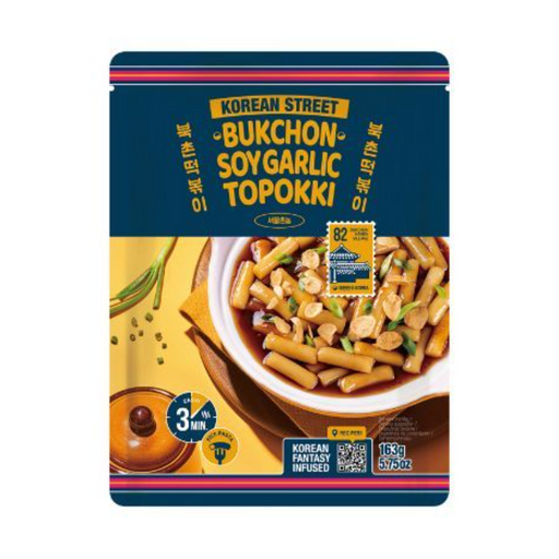 Korean Street Topokki - Soy Sauce & Garlic 163gm