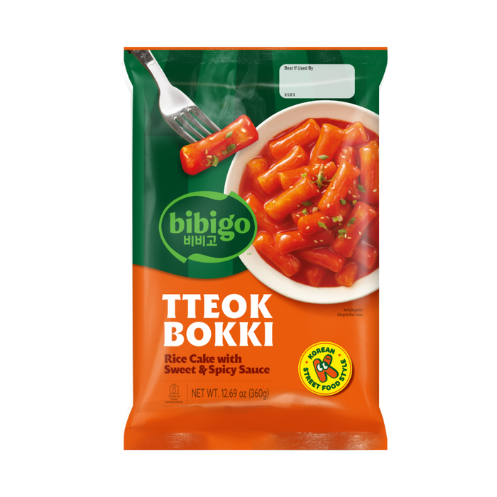Bibigo Tteobokki - Rice Noodles with Sweet & Spicy Sauce 360gm