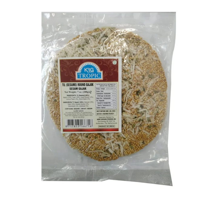 KRG Tropic Gajak Sesam (Til) runder Chikki 200 g