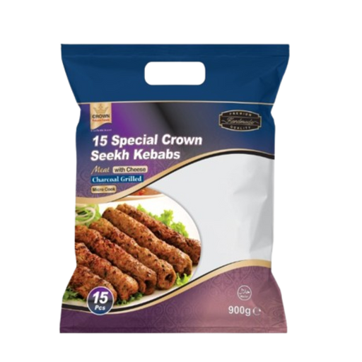 Frozen Crown Meat Special Seekh Kebab (15pcs) 900gm - Only Berlin Delivery