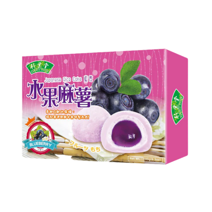 Bamboo House Mochi – Kokosnuss-Pandan (rote Bohnen) 180 g