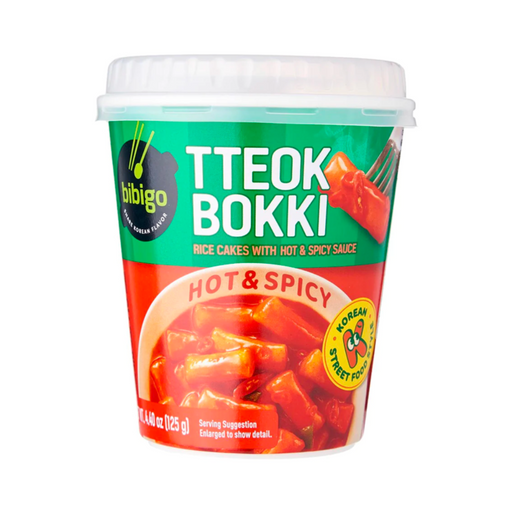 Bibigo Tteobokki - Rice Cup Noodles with Hot & Spicy Sauce 125gm