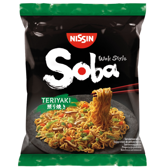 Nissin Wok Style Soba Noodles - Teriyaki 110gm