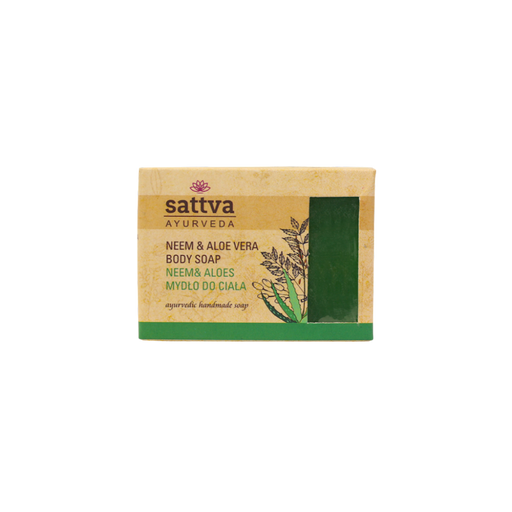 Sattva Ayurveda Soap - Neem & Aloe Vera 125gm