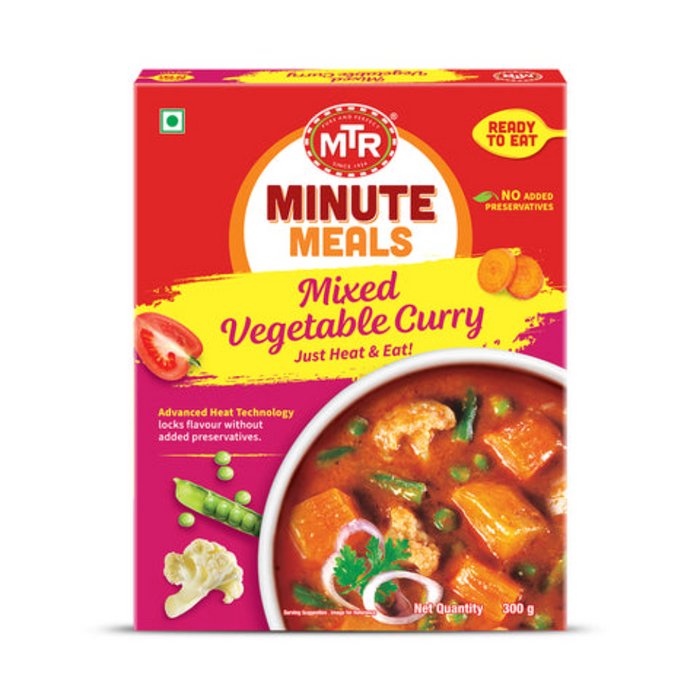 Mtr Ready to Eat Mixed Vegetable Curry 300gm