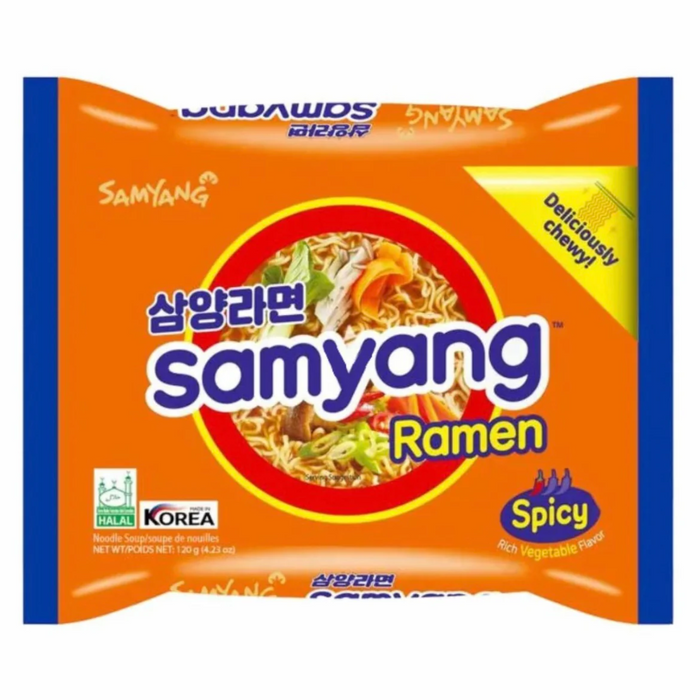 Samyang Ramen Noodles - Spicy Rich Vegetable 120gm