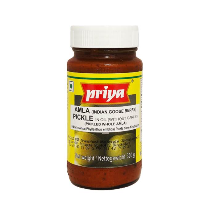 Priya Amla (Indian Gooseberry) Pickle 300gm - BBE: 05.12.2026