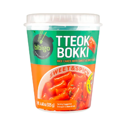 Bibigo Tteobokki - Rice Cup Noodles with Sweet & Spicy Sauce 125gm