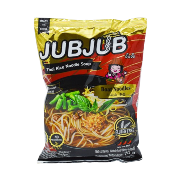 Jub Jub Thai Rice Noodle Soup - Beef 70gm