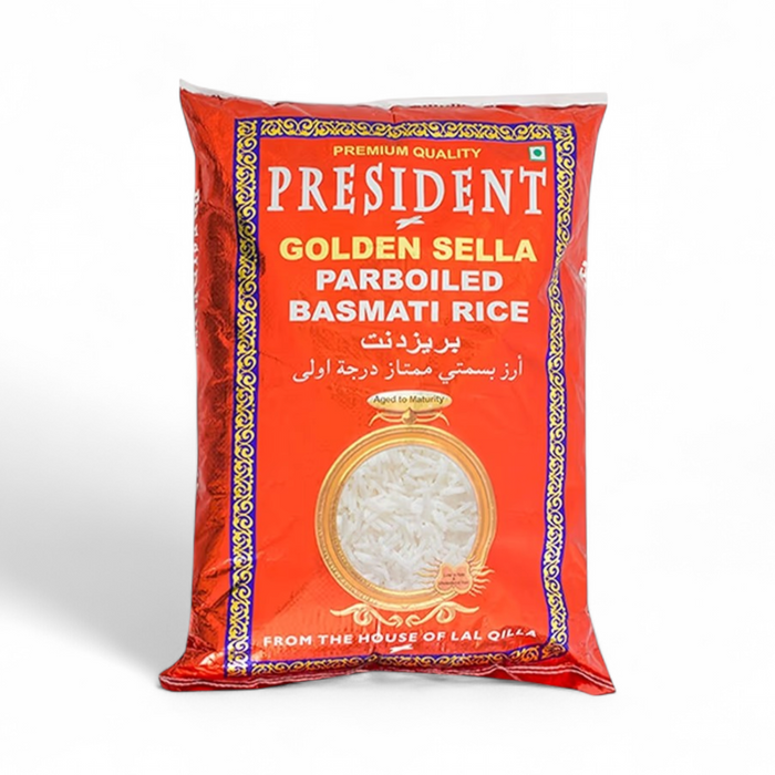 President Golden Sella Parboiled Basmati Rice 1kg