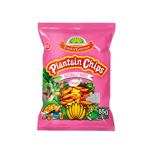 Tropical Gourmet Plantain Chips - Extra Sweet 85gm