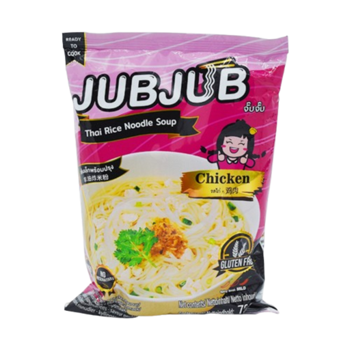 Jub Jub Thai Rice Noodle Soup - Chicken 70gm