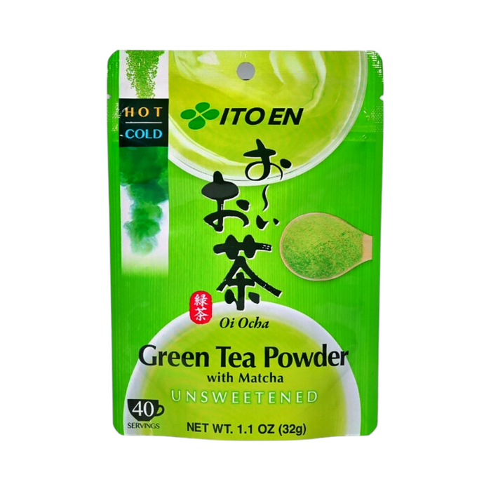 Ito En – Grünteepulver mit Matcha (ungesüßt) 32 g