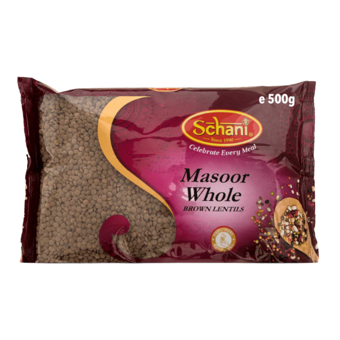 Schani Masoor Whole (brown Lentils) 500gm