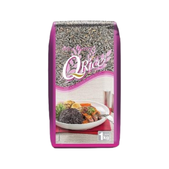 Q-rice Black Jasmine Rice (rice Berry) 1kg