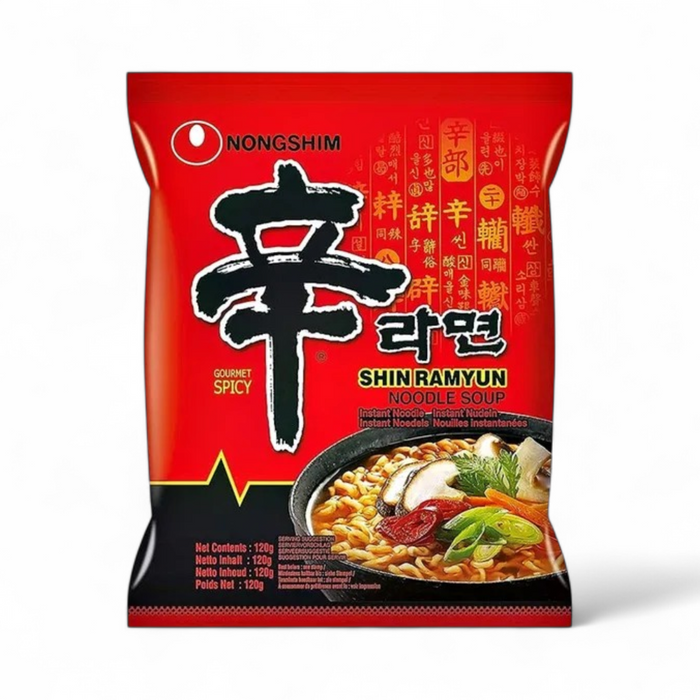 Nongshim Shin Ramyun Noodles - Gourmet Spicy 120gm