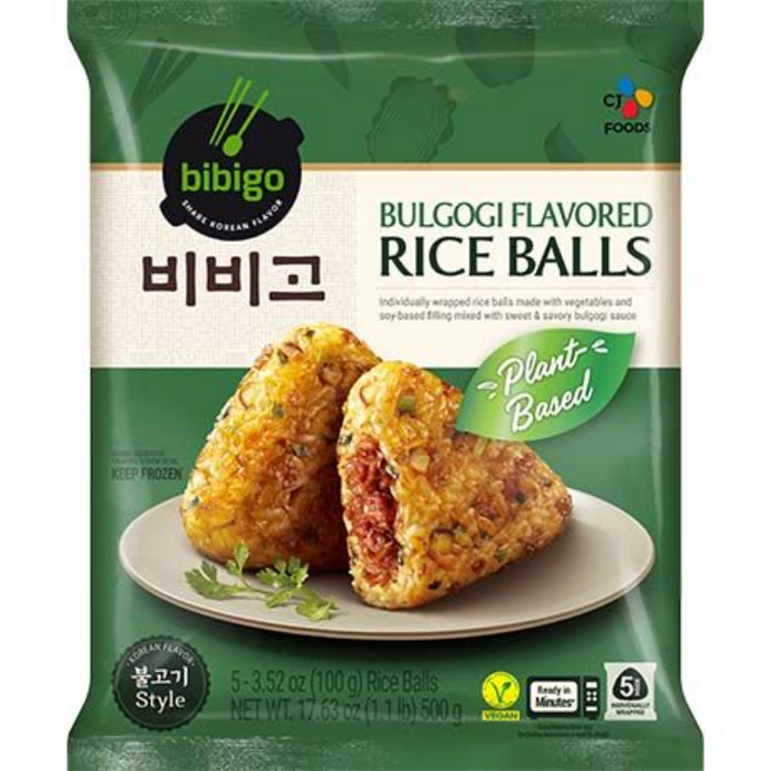 Frozen Bibigo Rice Balls - Bulgogi Flavoured 500gm