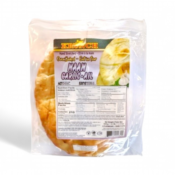New Krunch - Garlic Naan (6pcs) 510gm