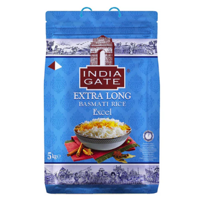 India Gate Basmati Rice - Excel (extra Long) 5kg