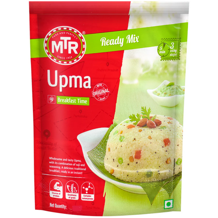 MTR Instant-Upma-Mix, einfach, 200 g