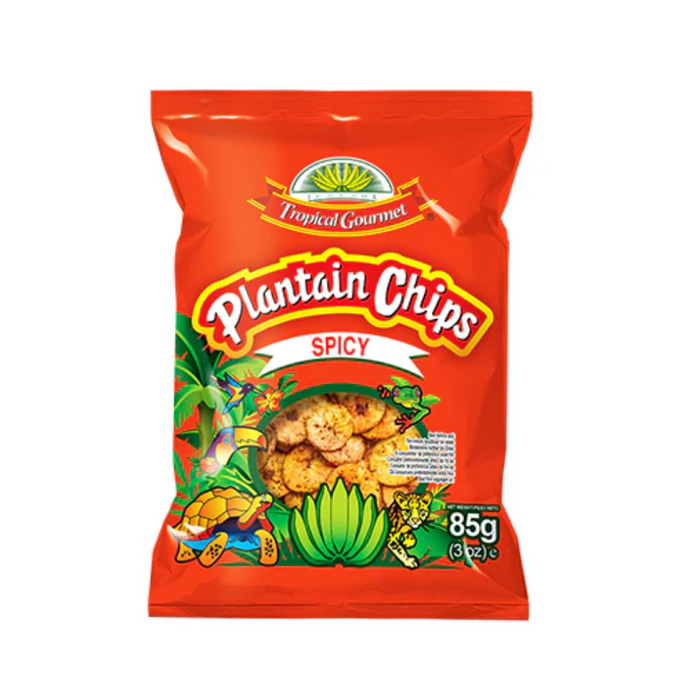 Tropical Gourmet Plantain Chips - Spicy 85gm