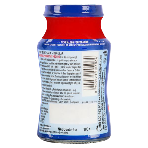 Eno Fruit Salt - Regular 100gm