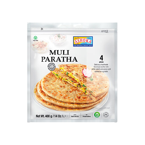 Frozen Ashoka Muli Paratha (4 Pcs) 400gm - Only Berlin Delivery