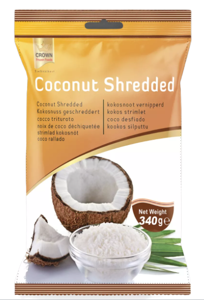 Frozen Crown Coconut Shredded 340gm - Only Berlin Delivery
