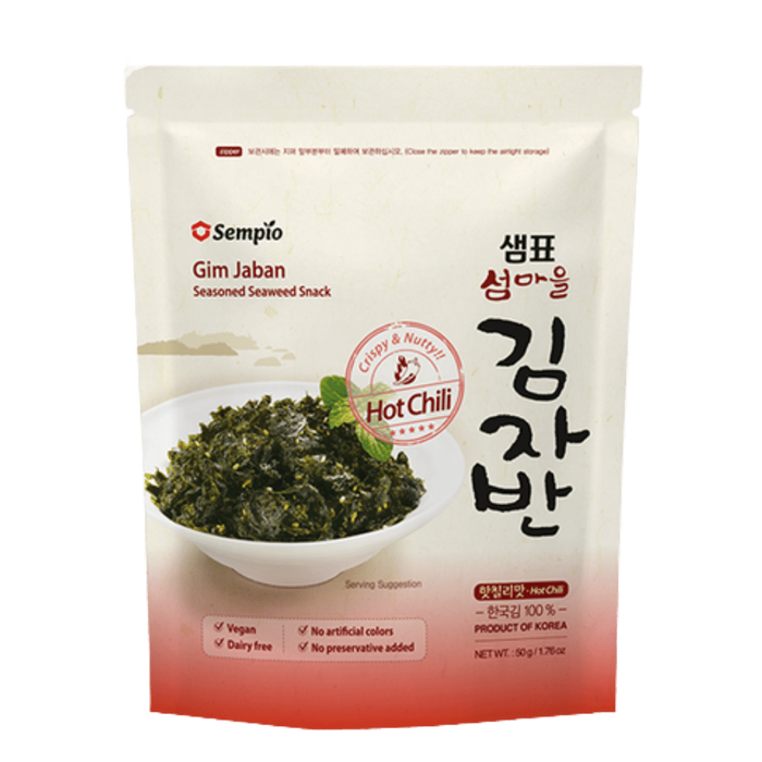 Sempio Crispy Seaweed Snack - Hot Chilli 50gm