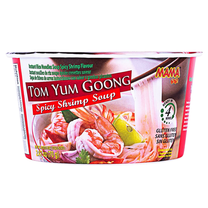 Mama Tom Yum Goong - Spicy Shrimp Rice Noodles 68gm