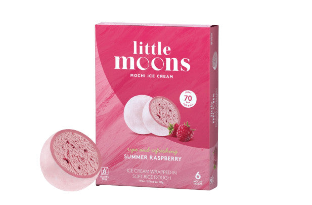 Frozen Little Moons Ice Cream - Summer Raspberry 192gm
