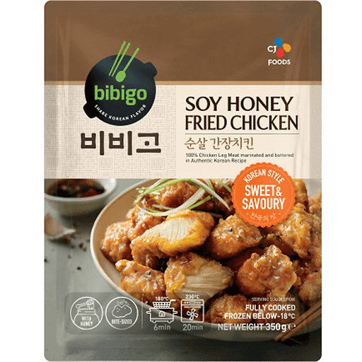 Frozen Bibigo Korean Fried Chicken - Soy Honey 350gm